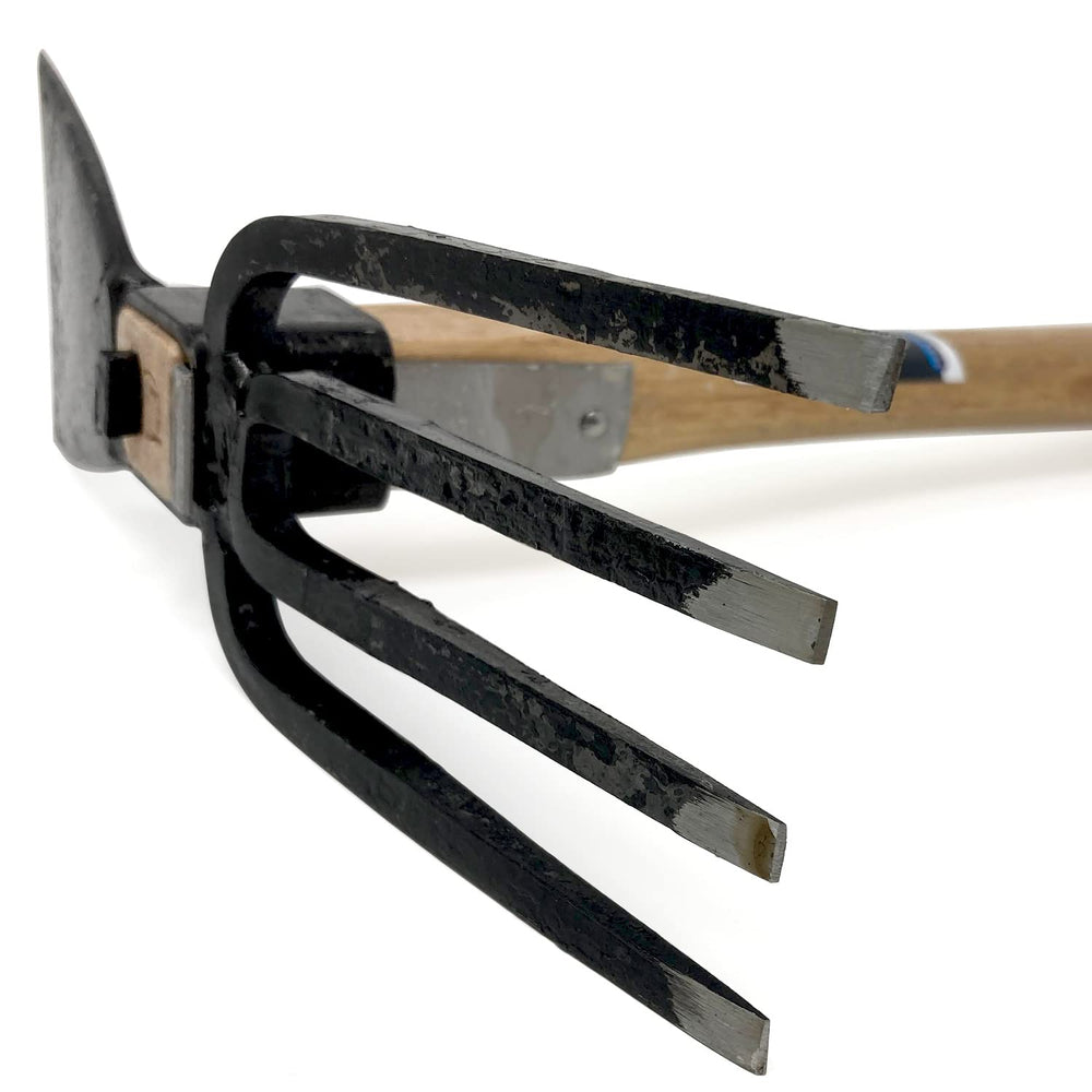 HACHIEMON close-up of sharp forged blade demonstrating precise cutting