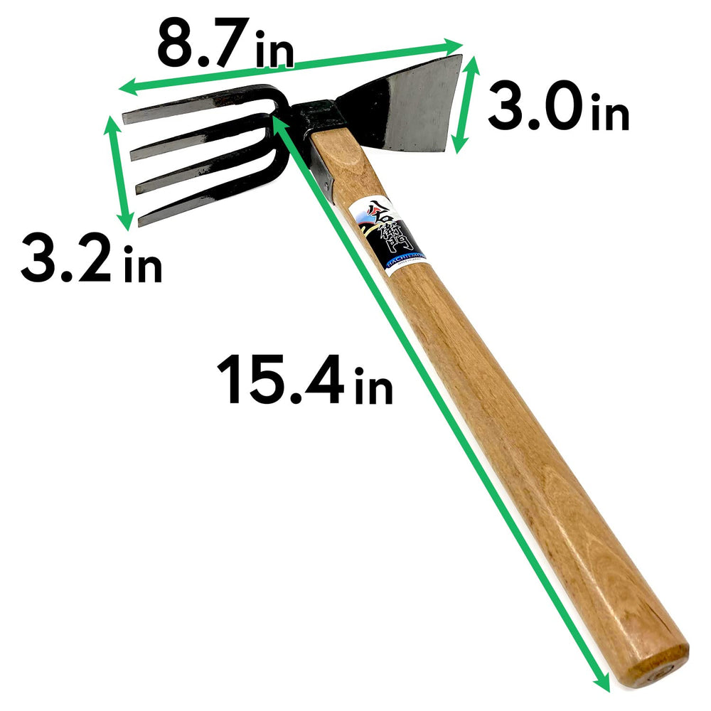 HACHIEMON in use in vegetable bed for faster targeted weeding