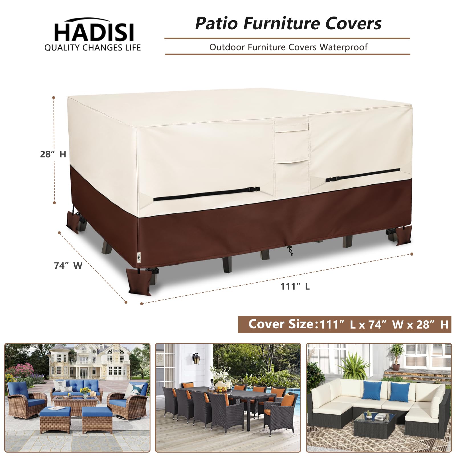 Hadisi close-up of 600D oxford fabric texture showing waterproof durability