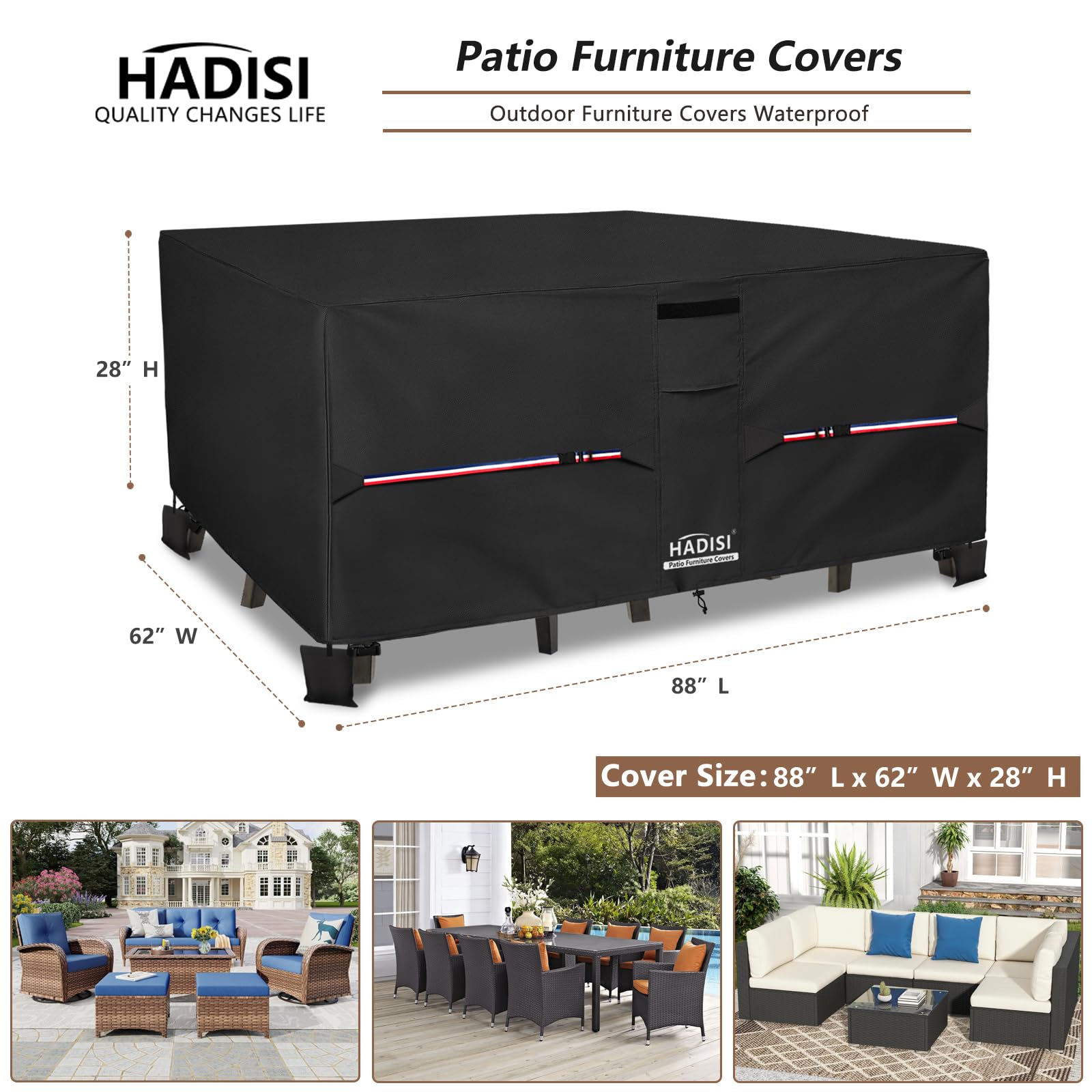 Hadisi close-up of 600D fabric shows durable texture and water resistance