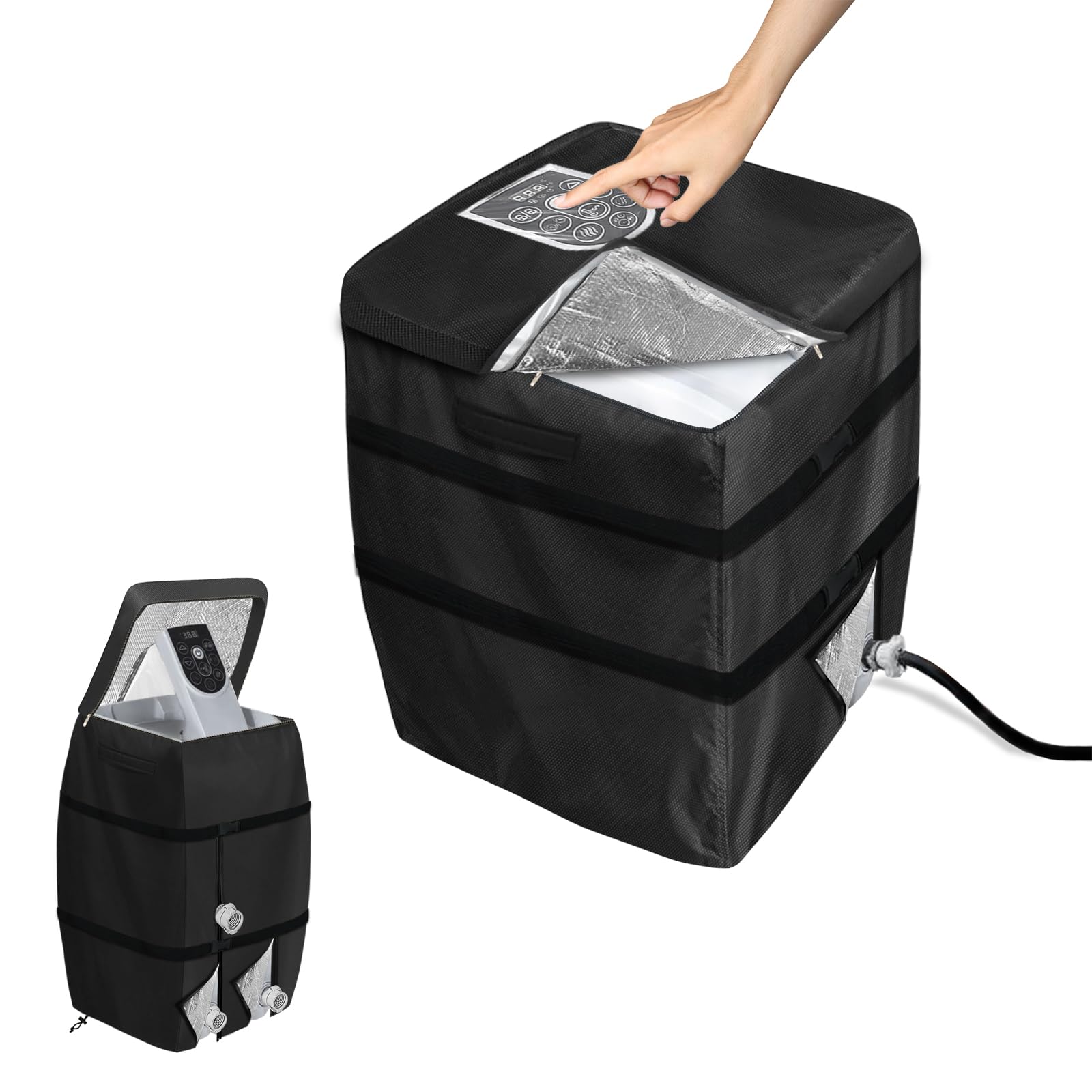 Hadisi front view cover showing fit and protection benefit