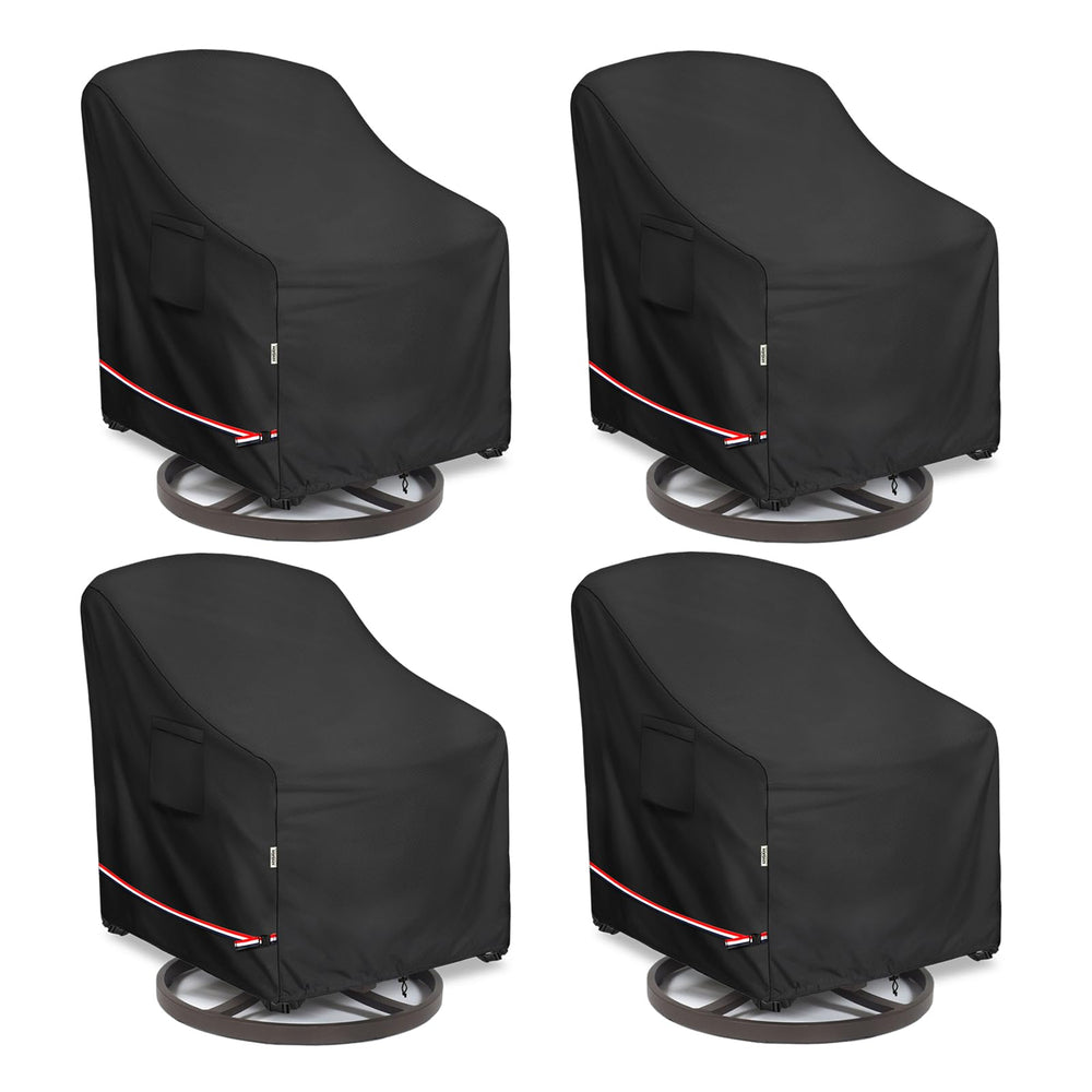 Hadisi front view of covered chair showing full protection and neat look