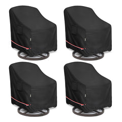 Hadisi front view of covered chair showing full protection and neat look