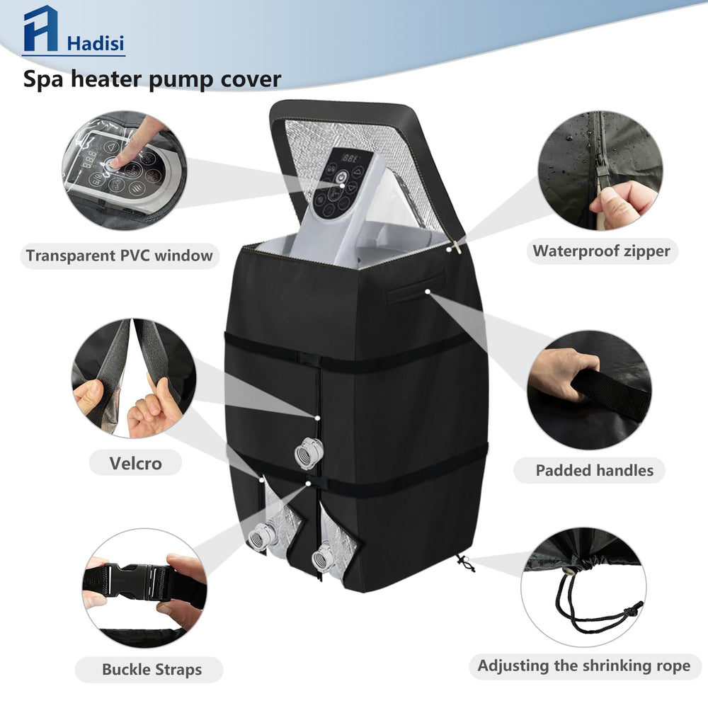 Hadisi clear PVC window with zipper enabling control access