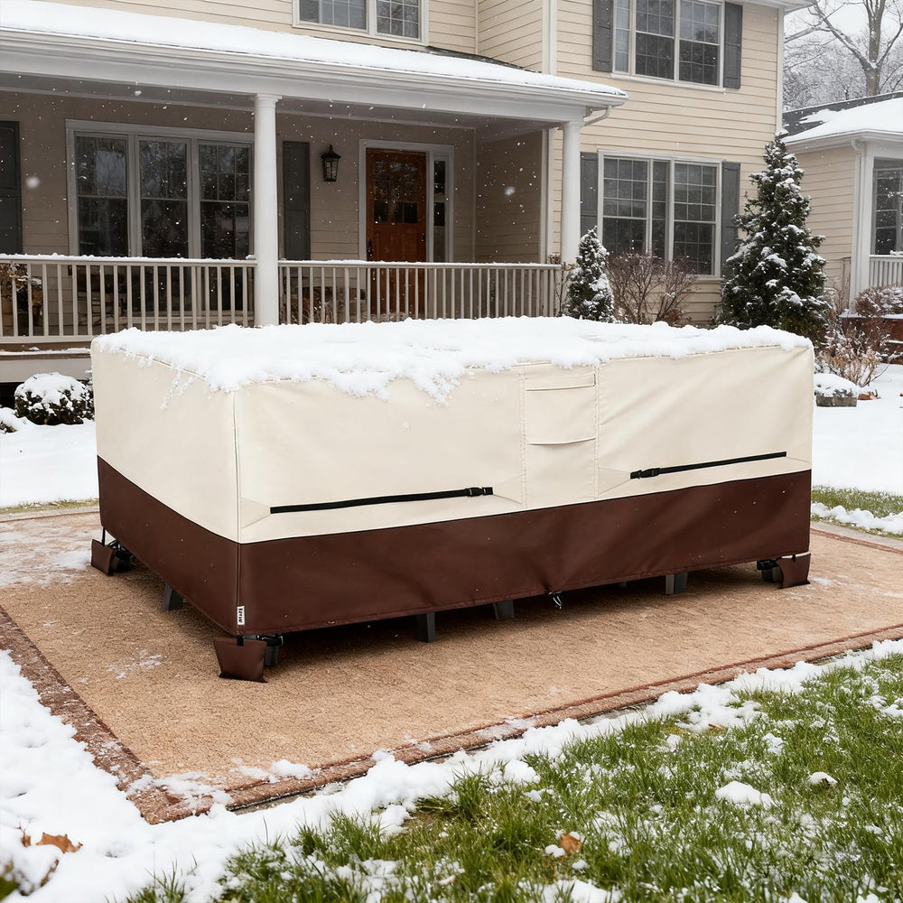 Hadisi cover on porch showing scale against furniture for accurate sizing