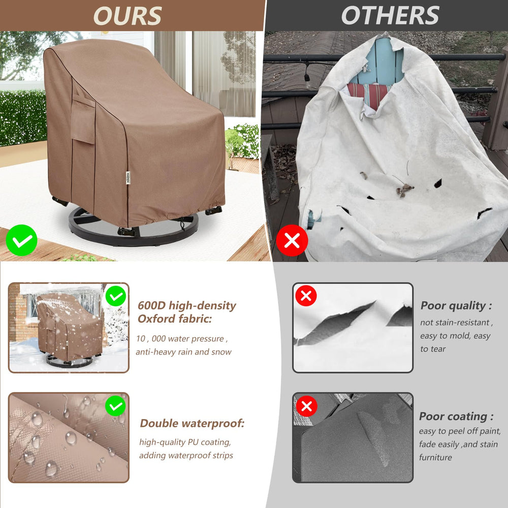 Hadisi two-pack covers folded for compact storage and convenience