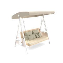 Hagsfire front view canopy showing full beige top and clean lines for weather protection