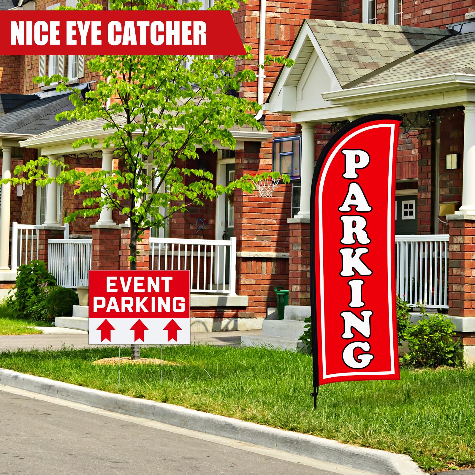 Hahafelt double-sided arrow sign front face showing clear direction and contrast