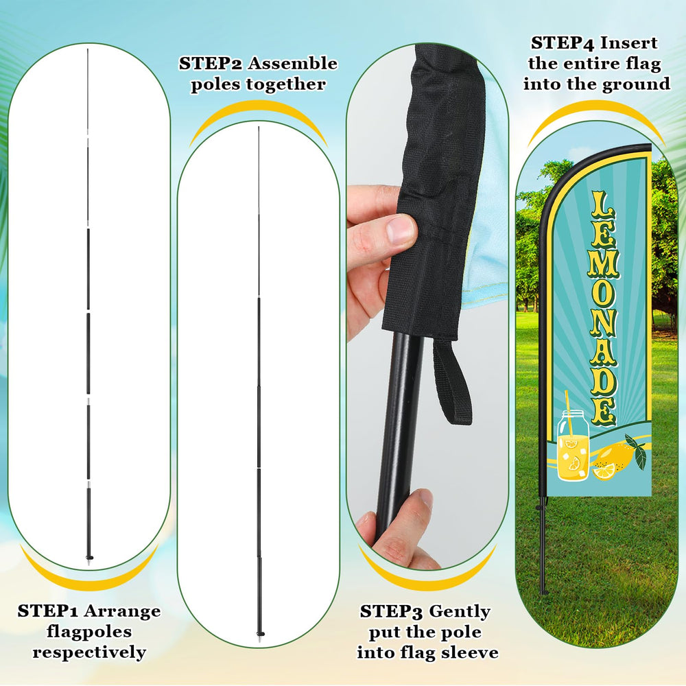 Hahafelt banner edge detail demonstrating reinforced stitching