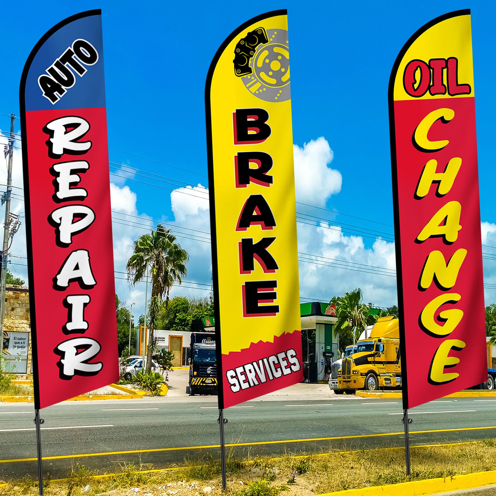 Hahafelt three-set display across storefront illustrating broader coverage and attention