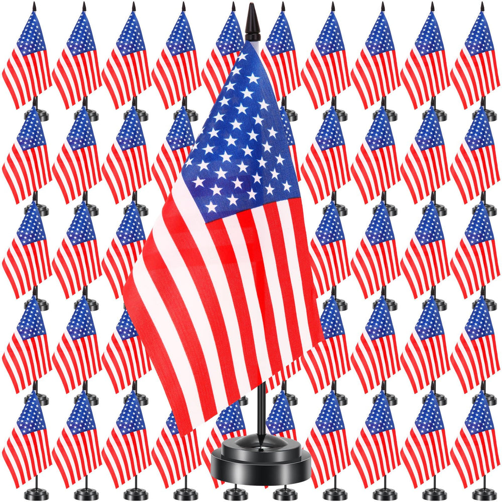 Hahafelt front view of 24-pack flags showing neat packaged set and brand appeal