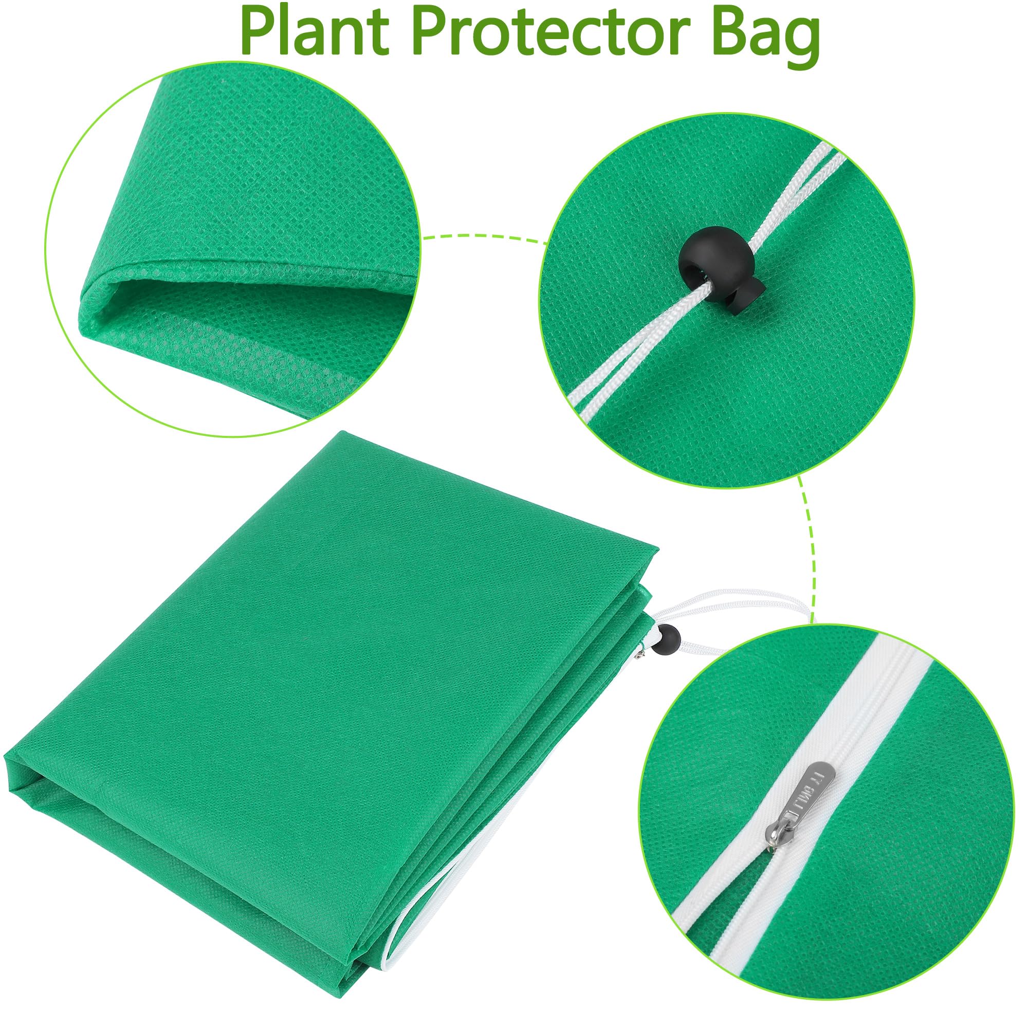 Hahood zipper and drawstring detail showing easy-install benefit