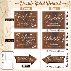 Haiddle close-up of wood-grain print detail enhancing rustic wedding styling