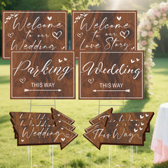 Haiddle front packaging showing full welcome sign kit and instant curb appeal