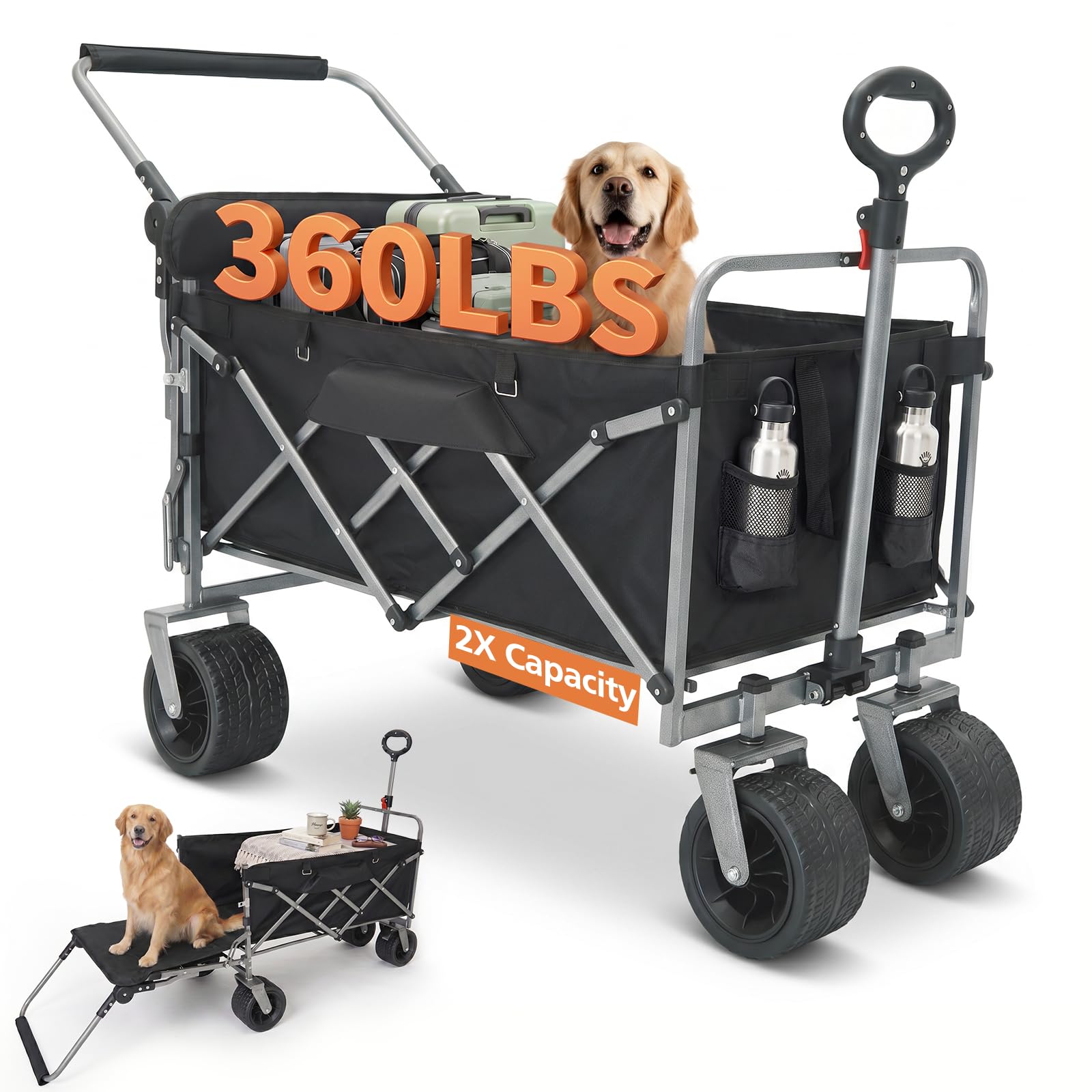 HAIGE front profile showing stable cargo bed and quick access benefit