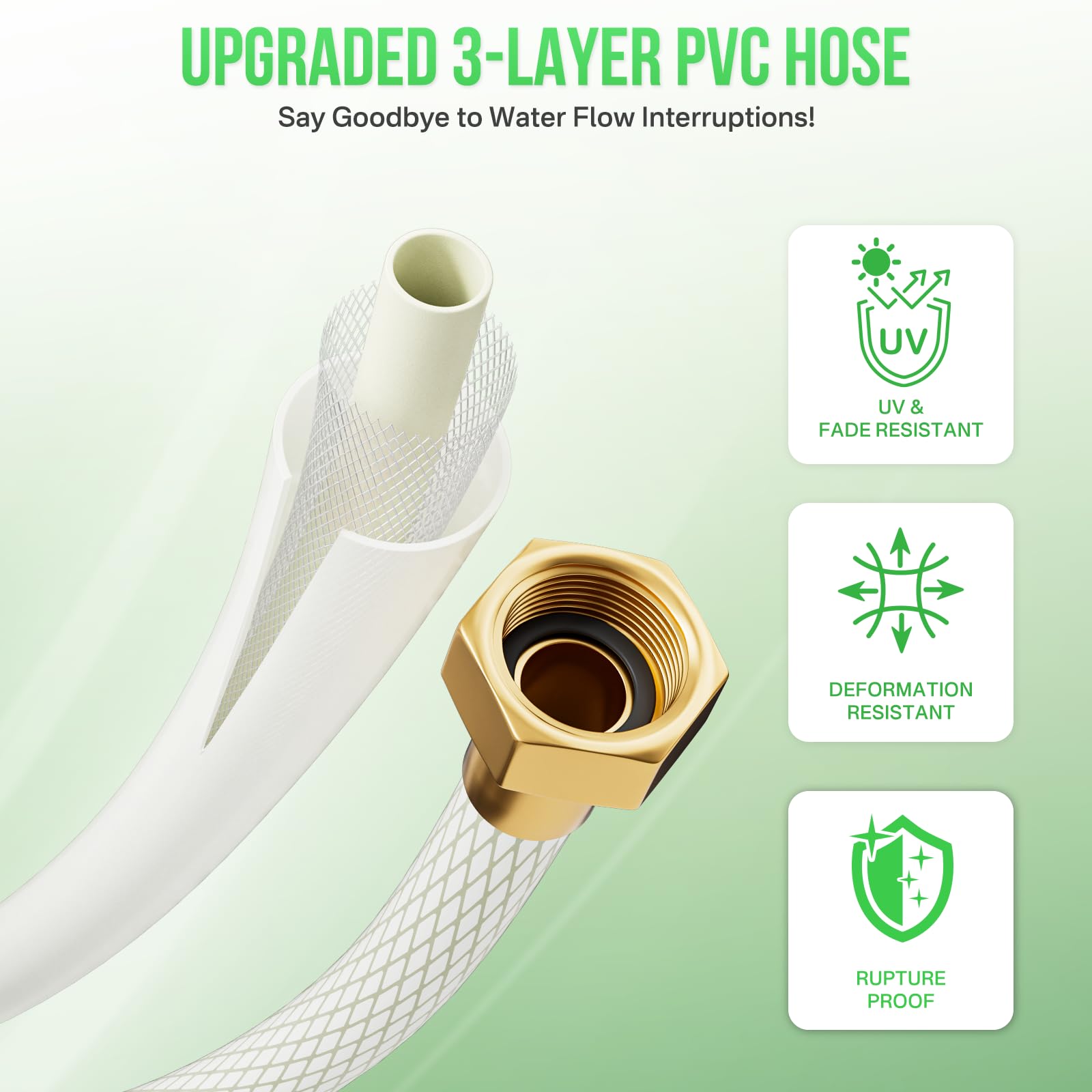 Hainan 180° swivel bracket highlighting flexible reach across yard benefit