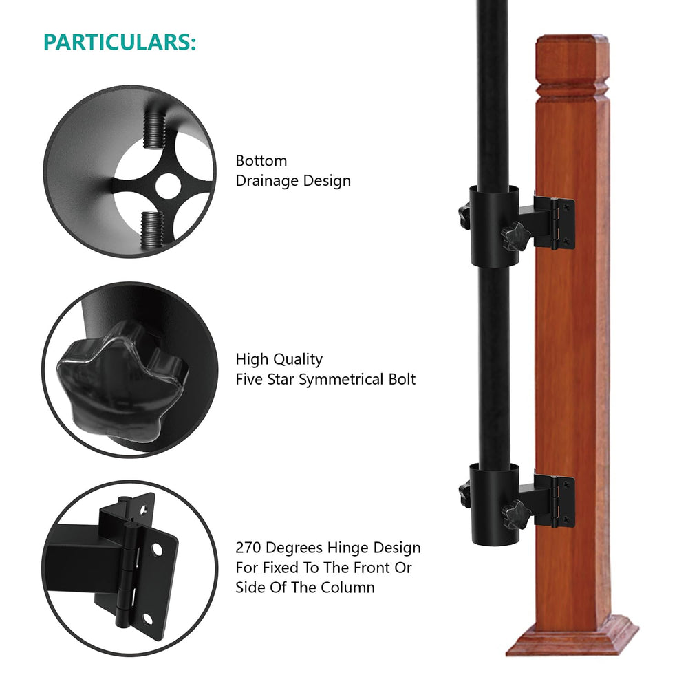HAINAWANG close-up of stainless steel clamp and powder-coat finish for durability
