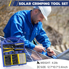 haisstronica crimping tool closeup with ratchet and ergonomic handle for consistent crimps