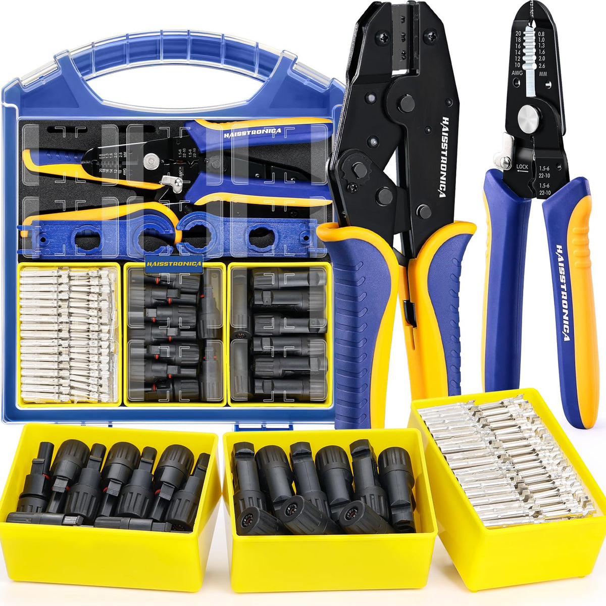 haisstronica front packaging showing full 25-piece kit and case for jobsite convenience