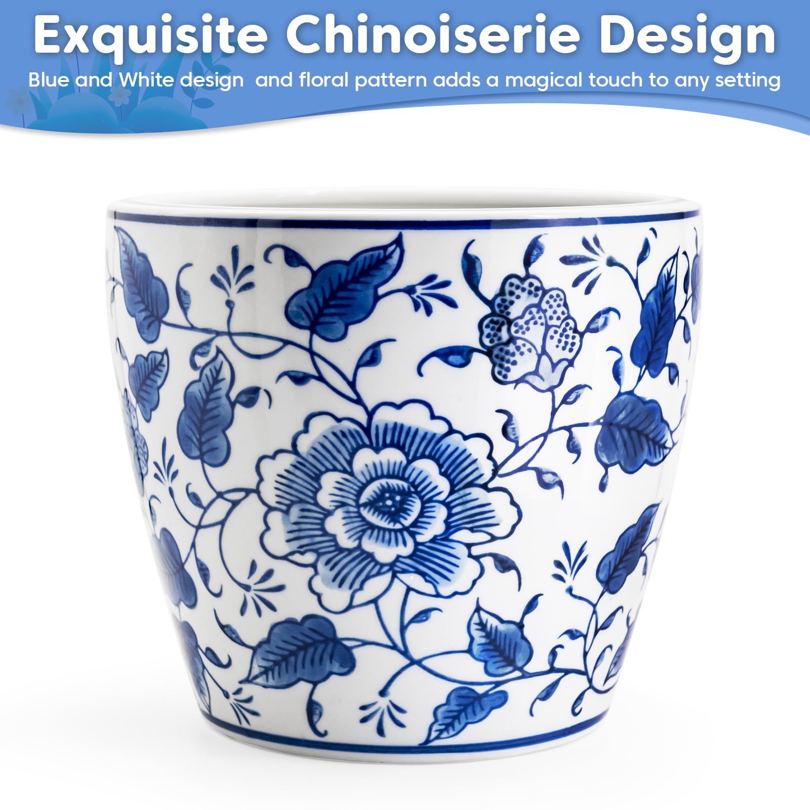 HakkaGirl planter on a windowsill with orchid illustrating natural light and display benefit