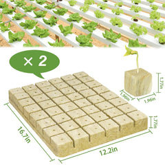 Halatool close-up of rockwool fibers highlighting absorbent texture for healthy roots