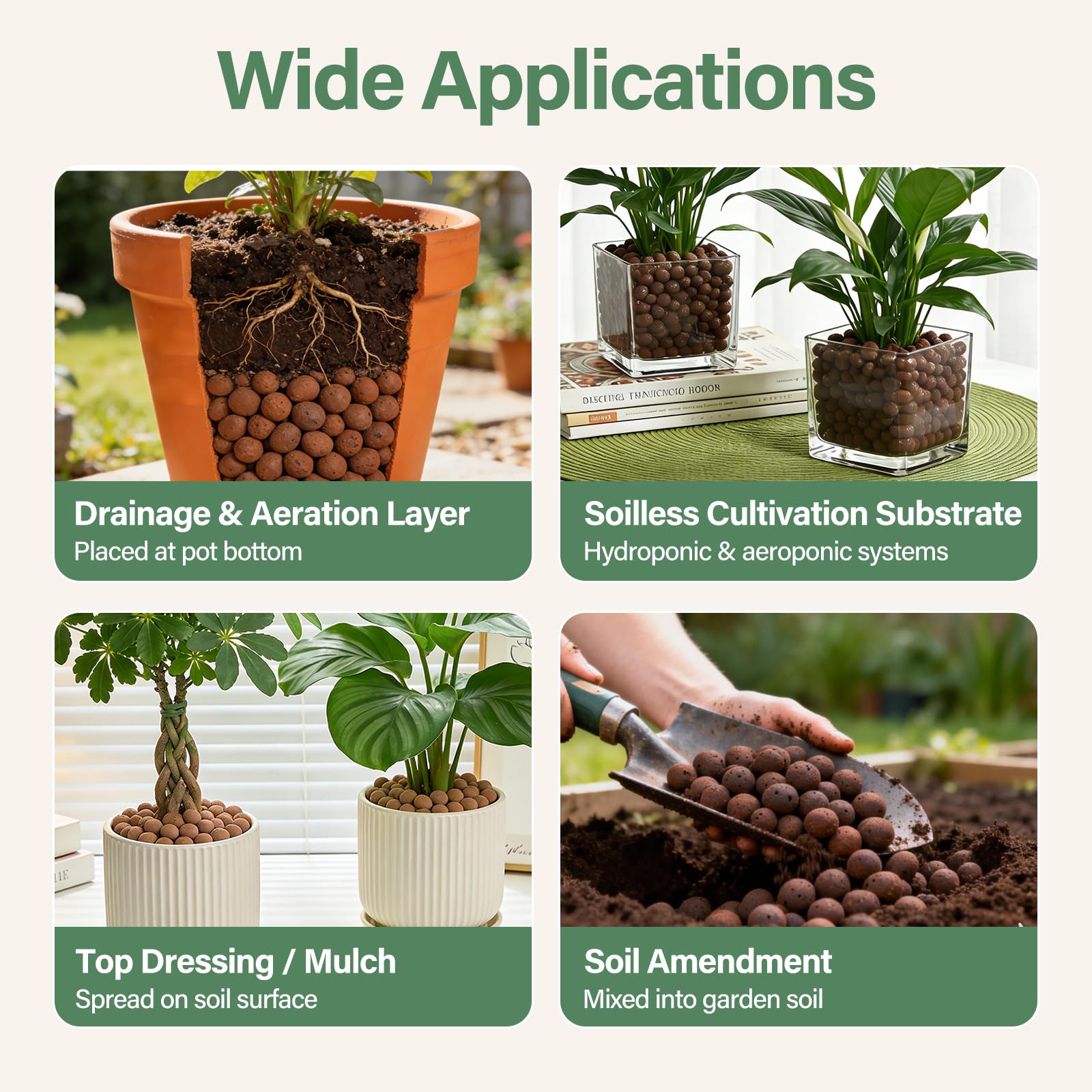 Halatool in net pot supporting orchid roots and improving aeration