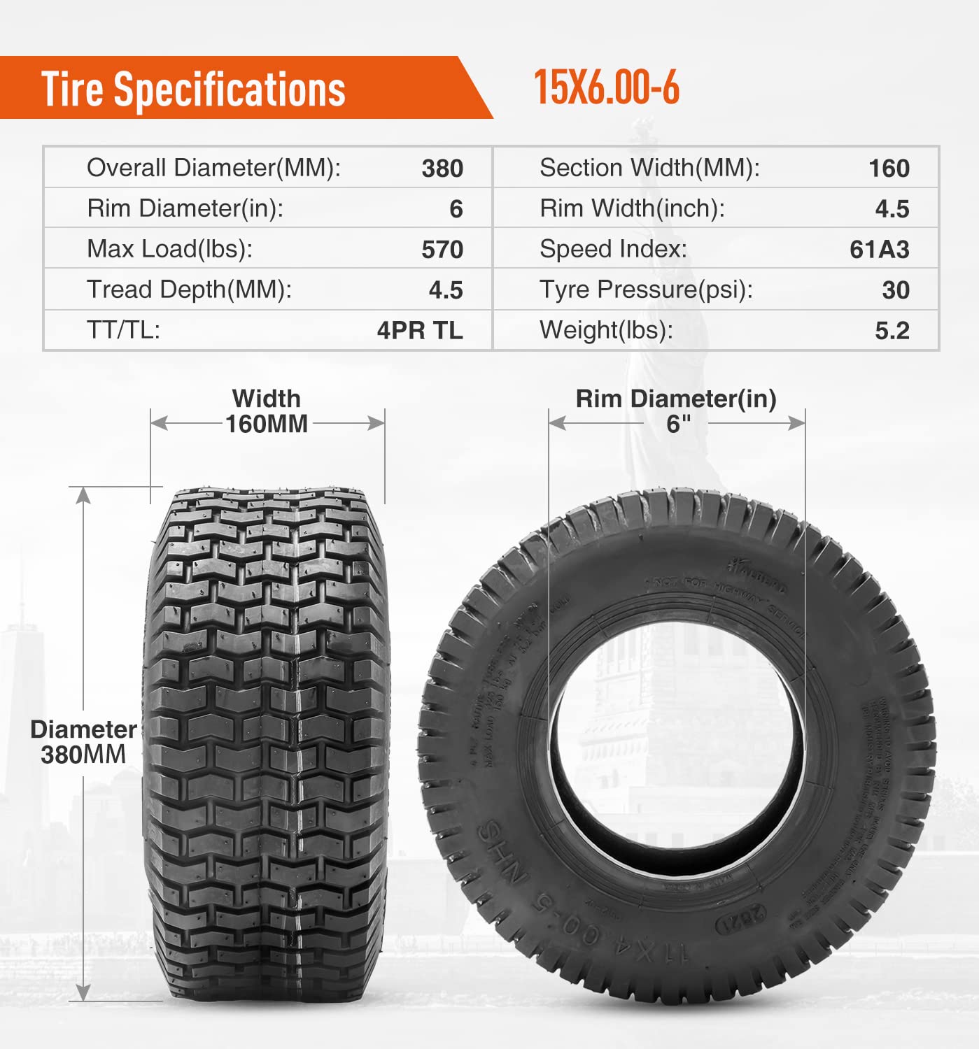 HALBERD close-up of chevron tread pattern improving traction on wet ground benefit