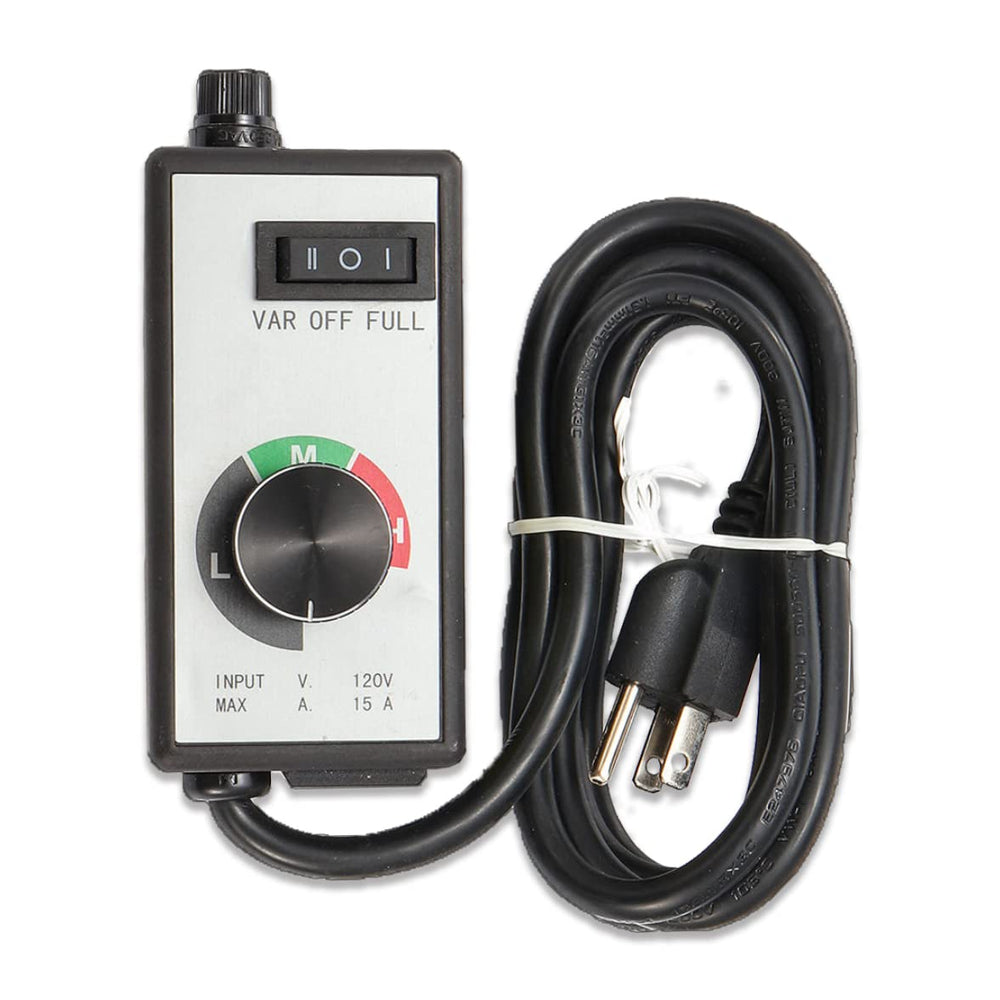HALF OFF PONDS controller held in hand showing compact size and easy placement