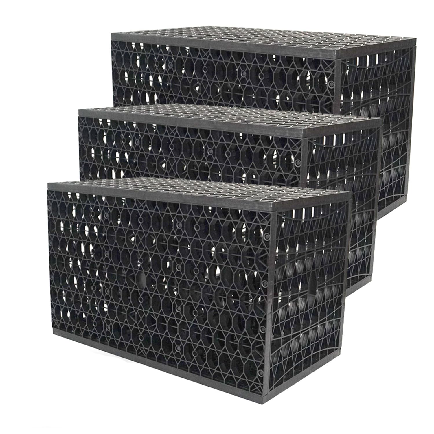 HALF OFF PONDS MatrixBlox front view showing compact storage and easy placement benefit