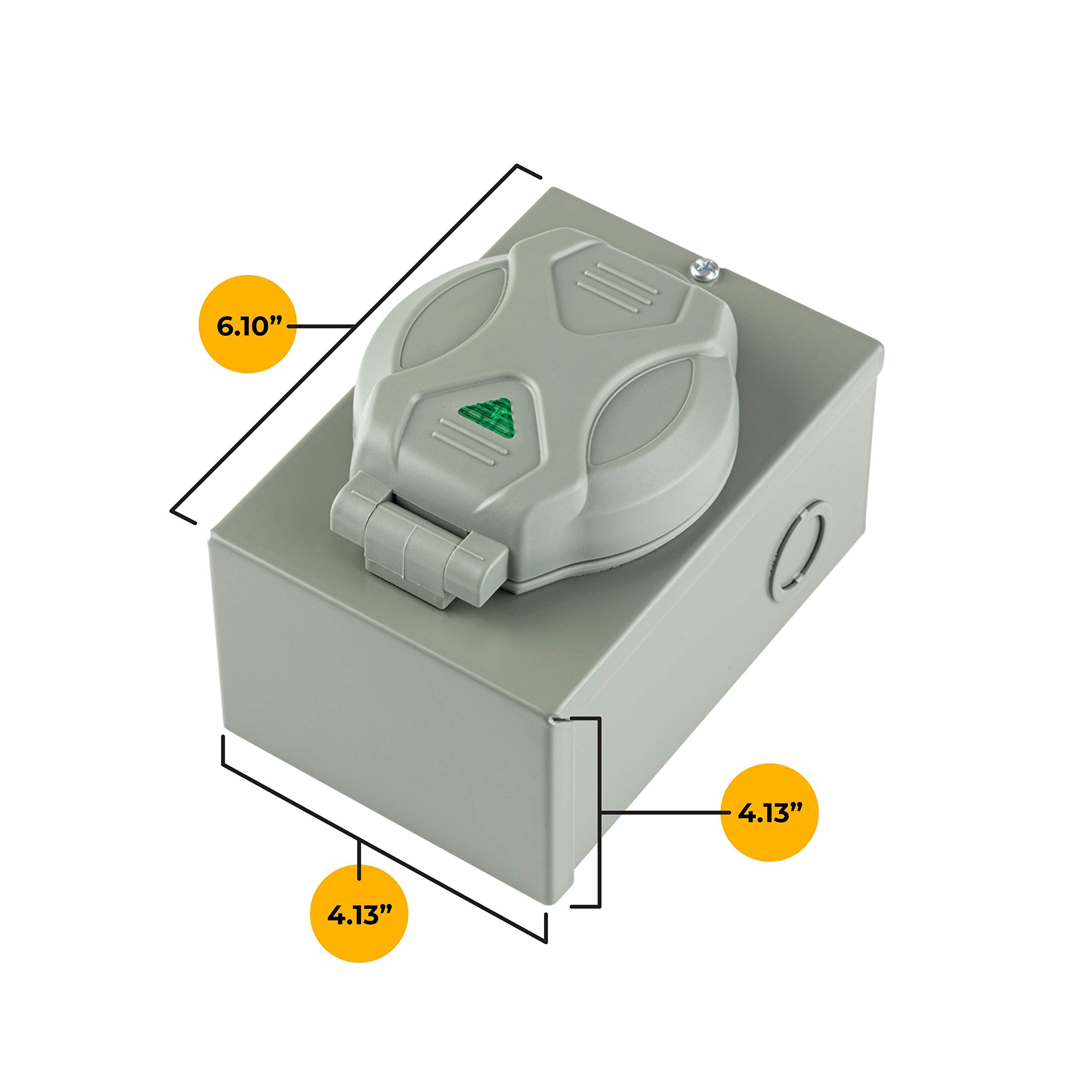 Halotronics detailed view of copper inlet prongs for reliable electrical contact
