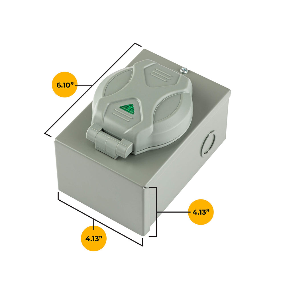 Halotronics detailed view of copper inlet prongs for reliable electrical contact