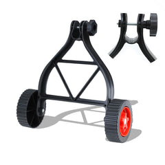 HamRoRung front view wheel attached showing stable support and less arm strain