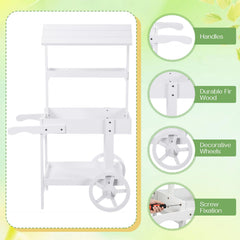 Hanaive middle shelf detail showing depth for vases and trays