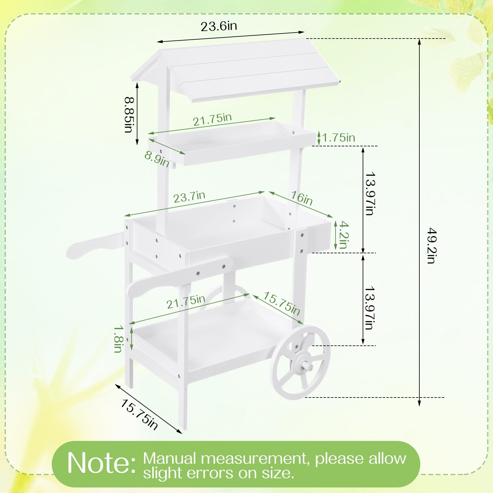 Hanaive top tier closeup highlighting wood grain and presentation