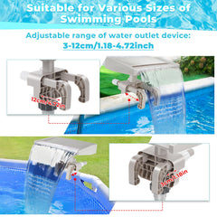 Hanaoyo close-up of water outlet detailing smooth consistent flow
