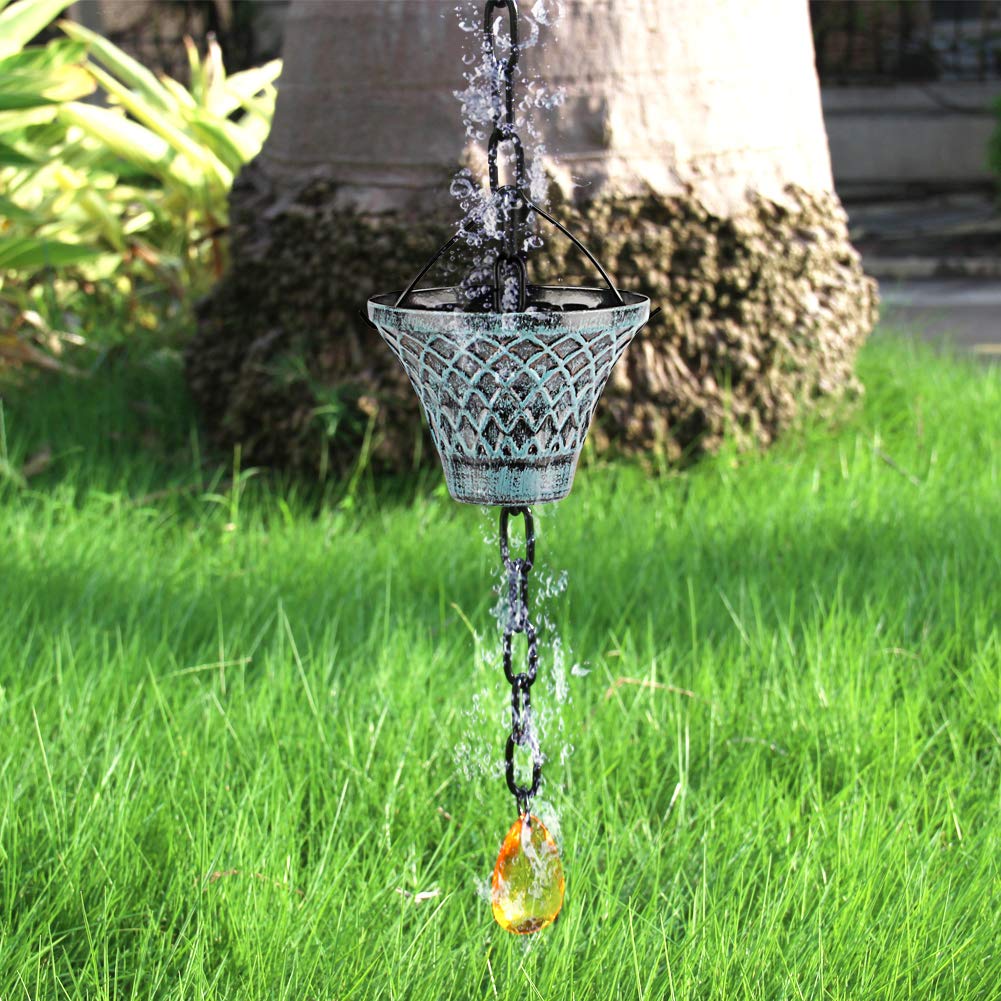 HANAYARD chain beside ladder showing 8.5 ft scale and simple sizing