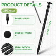 Handepo stake head detail for easy driving benefit