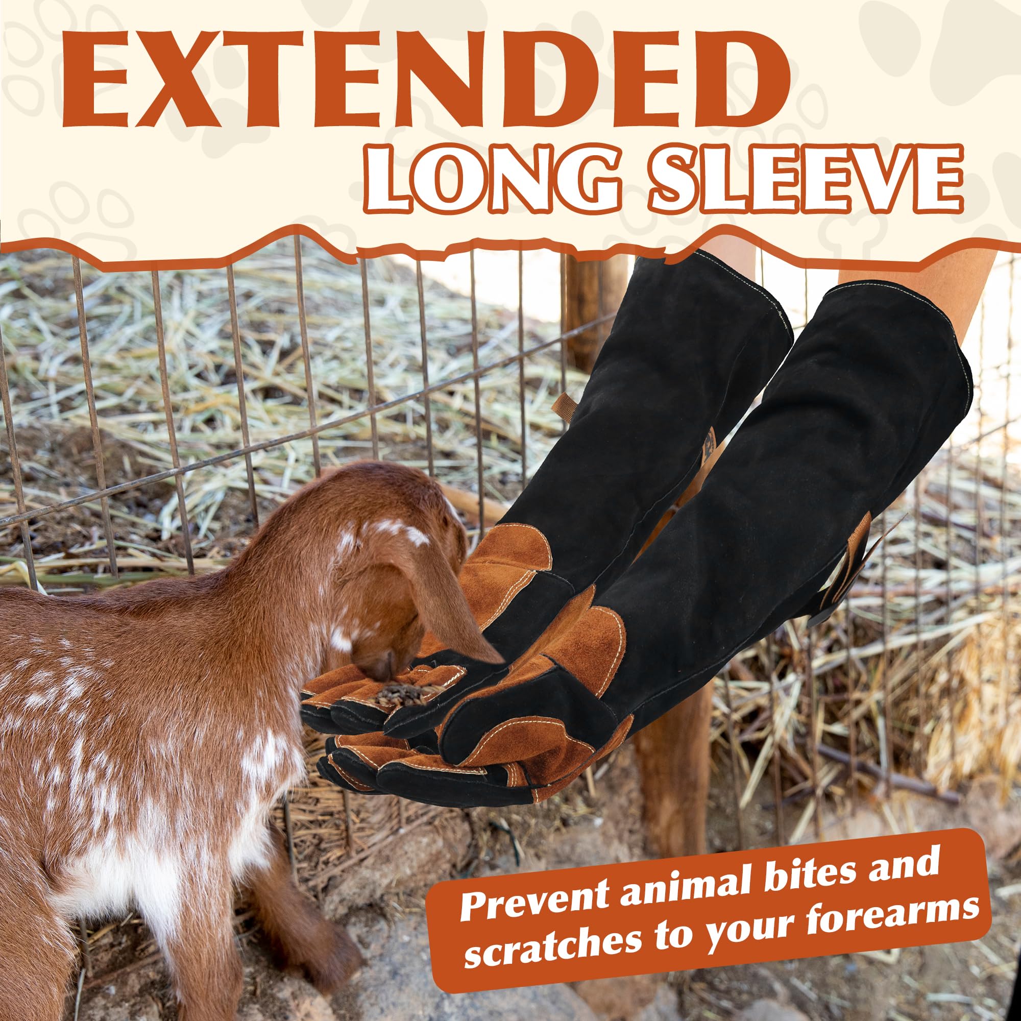 HANDLANDY gloves used trimming pet nails with steady grip and padding