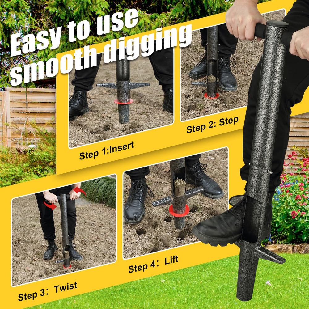 HANGMAICOME snap-on 2, 4, 6 inch depth rings for precise planting depths