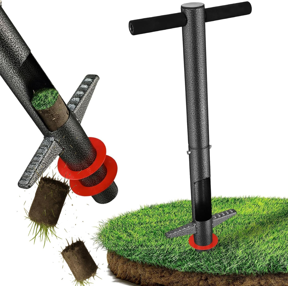 HANGMAICOME front view of bulb planter showing overall design and construction benefit