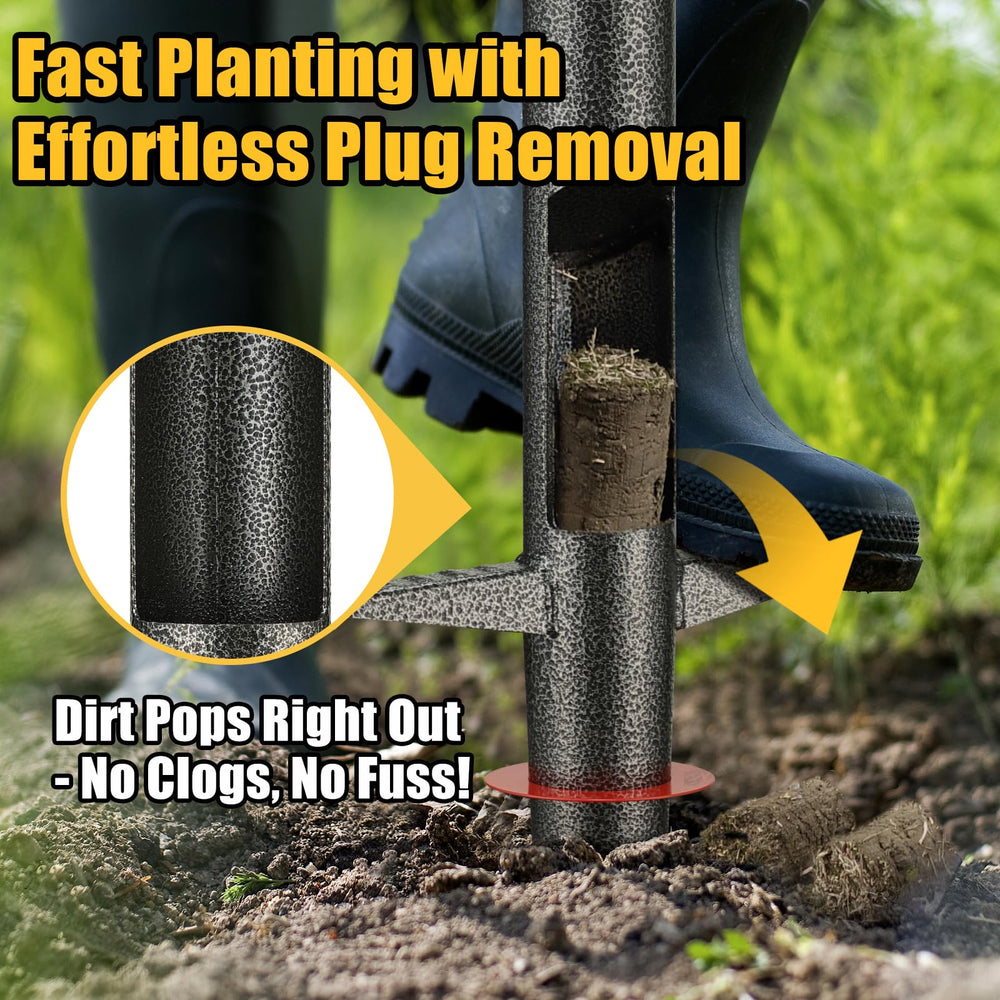 HANGMAICOME close-up handle and soft T-grip for comfortable upright planting
