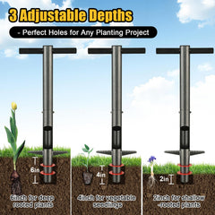 HANGMAICOME open-side tube releasing soil plug quickly to reduce clogging
