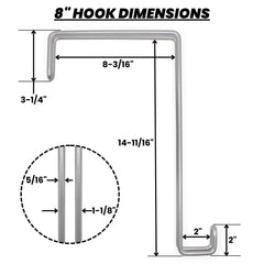 Hank's Hooks powder-coated finish detail resisting rust and weather