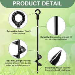 hannger PVC-coated wire rope detail resisting corrosion and abrasion