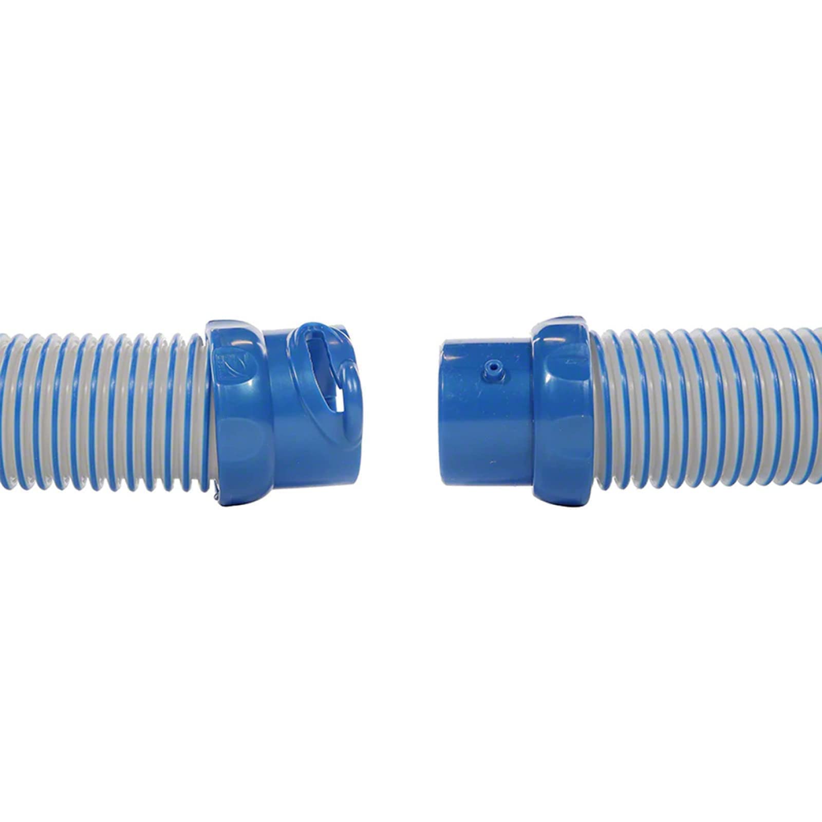 Hanoxe hose in use attached to a Zodiac pool cleaner proving restored suction and leak-free operation