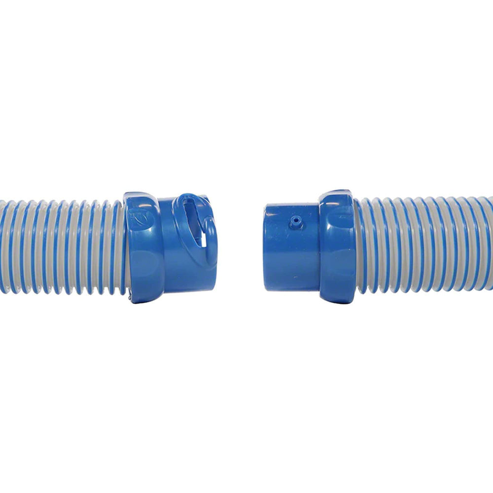 Hanoxe hose in use attached to a Zodiac pool cleaner proving restored suction and leak-free operation