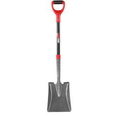 HANTOP close-up of sawtooth blade cutting edge for easier root and soil penetration