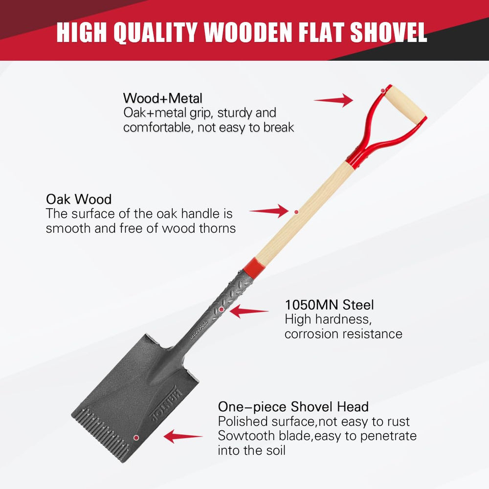 HANTOP close-up of sawtooth 1050MN steel blade for easier root cutting