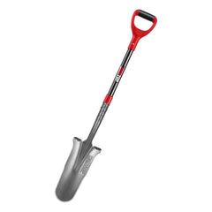 HANTOP drain spade front view showing full length and blade for efficient digging