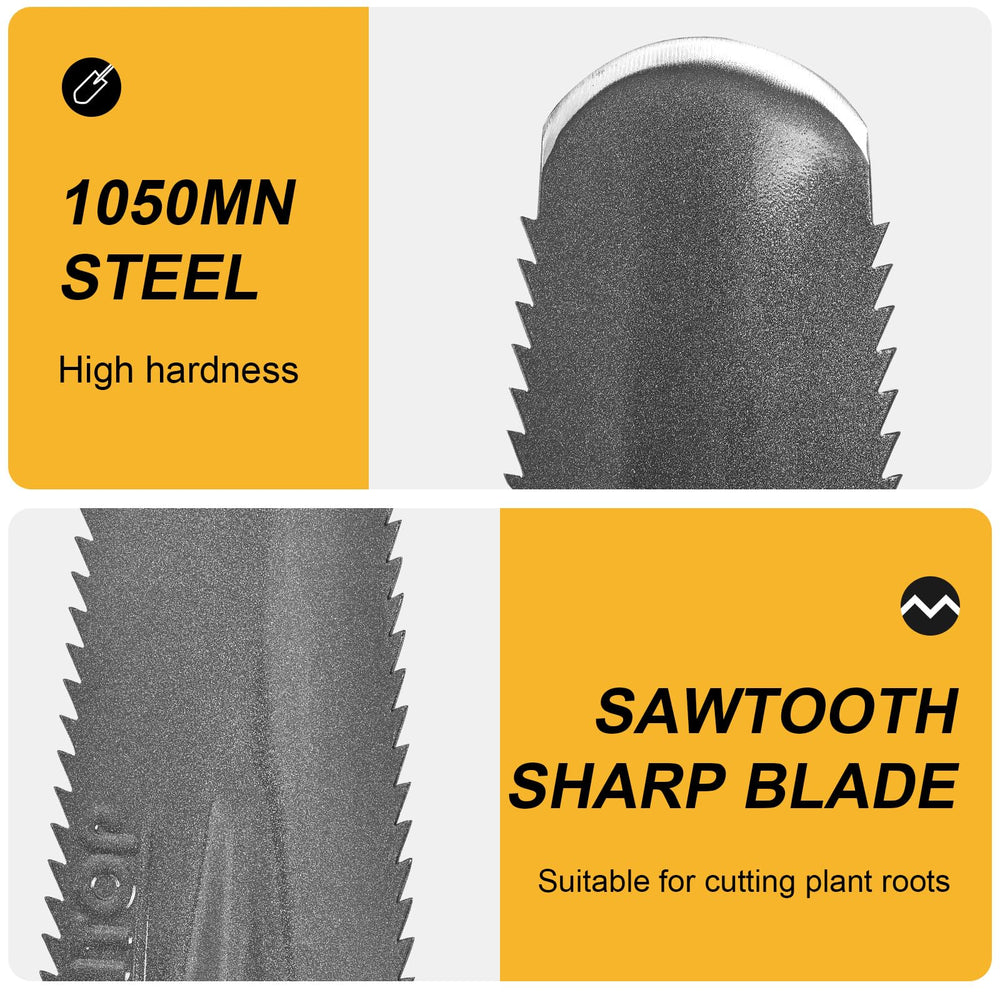 HANTOP oak handle grain detail for strong, comfortable grip
